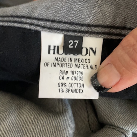 Hudson Jeans gray. Primo!💜💜💜 - Picture 4 of 5